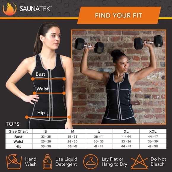 Women's Sauna Sweat Suit Vest for Exercise and Heat Training, Neoprene - Picture 6 of 6